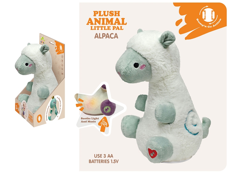 B/O PLUSH SOOTHE ALPACA W/LIGHT & MUSIC（NOT INCLUDED BATTERY） - HP1248433