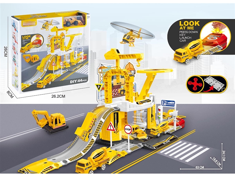 PARKING LOT W/1PCS DIE-CAST CAR - HP1248565