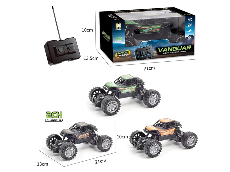 2-CHANNE R/C DIE-CAST CLIMBING CAR（NOT INCLUDED BATTERY）3COLORS - HP1248676