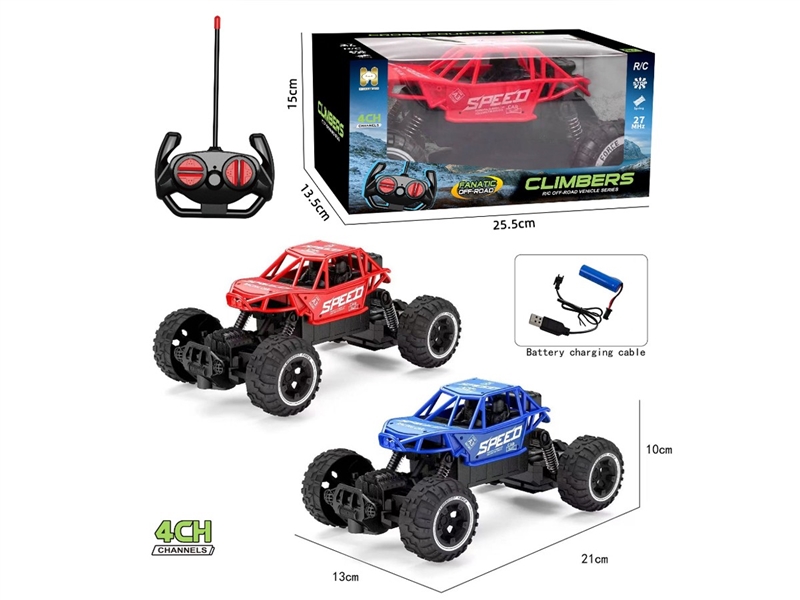 4-CHANNE R/C CLIMBING CAR（INCLUDED BATTERY）2COLORS - HP1248684
