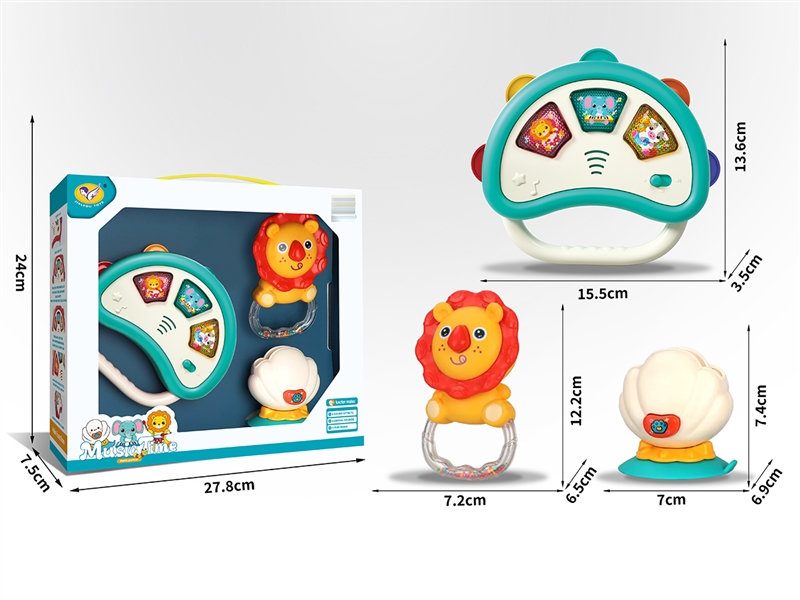 手铃鼓+狮子解压摇铃 - HP1248734