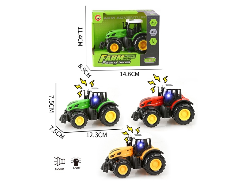 FRICTION FARM TRUCK W/LIGHT & SOUND - HP1248895