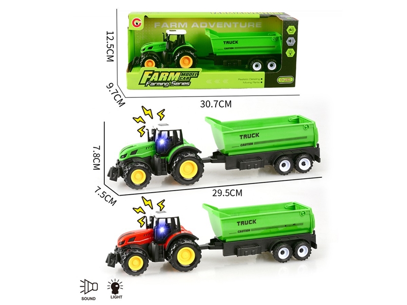 FRICTION FARM TRUCK W/LIGHT & SOUND - HP1248899