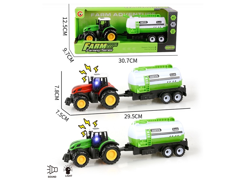 FRICTION FARM TRUCK W/LIGHT & SOUND - HP1248901