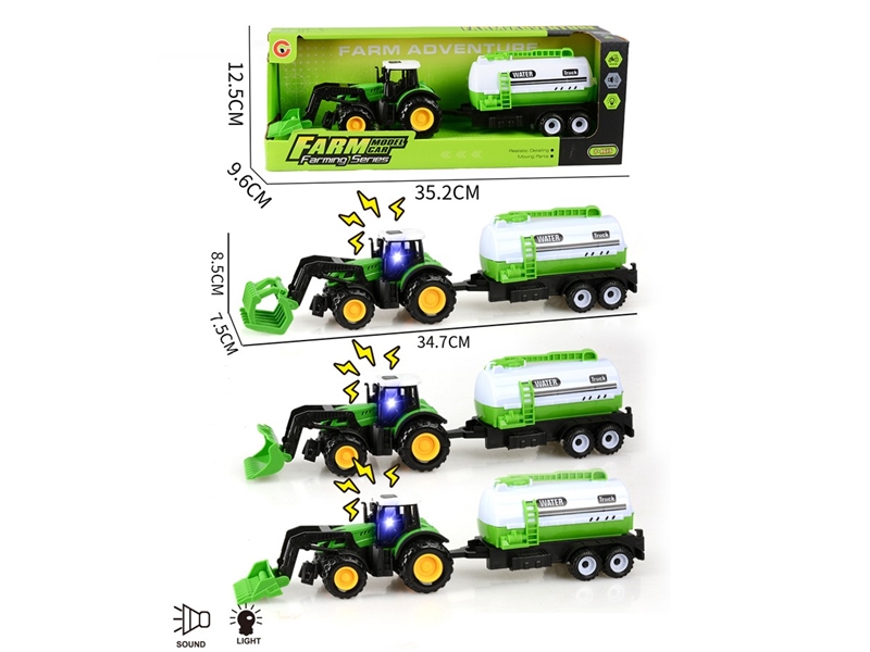 FRICTION FARM TRUCK W/LIGHT & SOUND - HP1248926