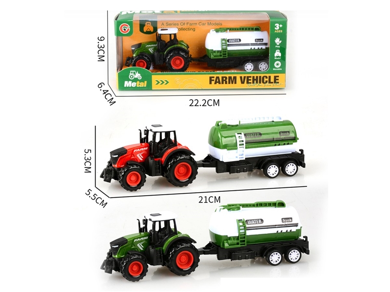 PULL BACK DIE-CAST FARM TRUCK - HP1249041