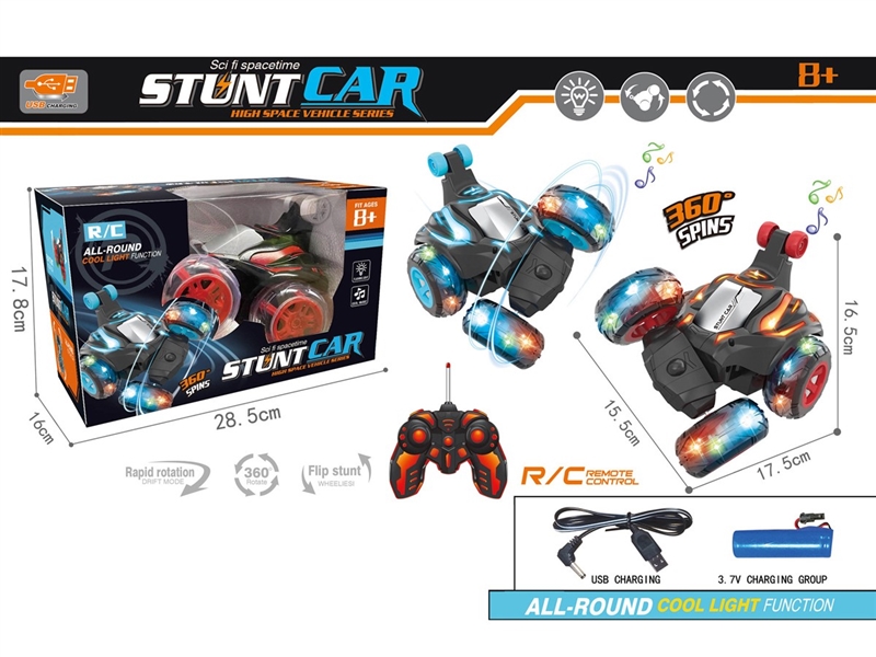R/C STUNT CAR W/LIGHT & MUSIC - HP1249271