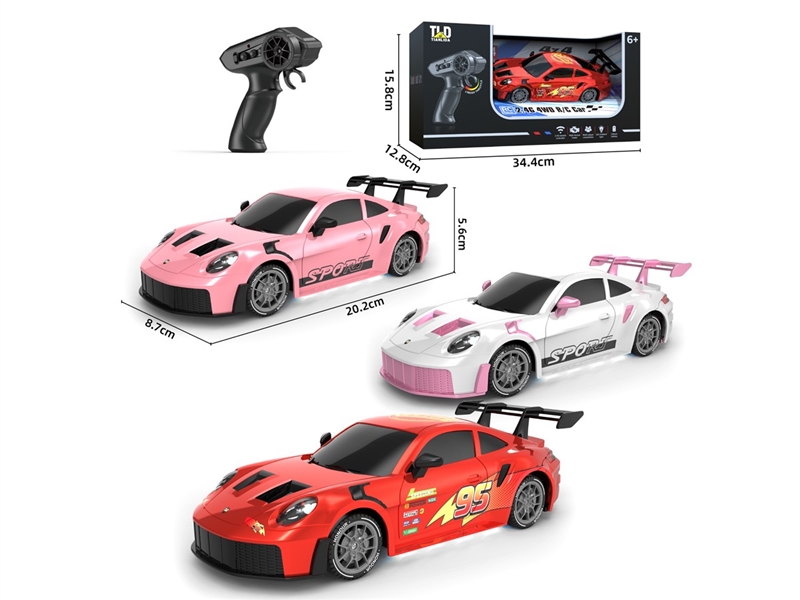 R/C CAR W/LIGHT , 3COLORS - HP1249378