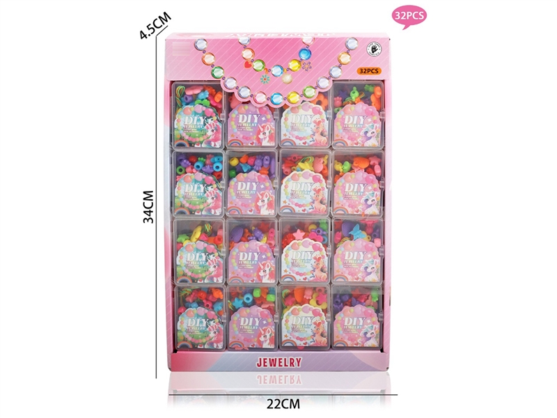 CRAFT BEAD , 32PCS/DISPLAY BOX - HP1249976