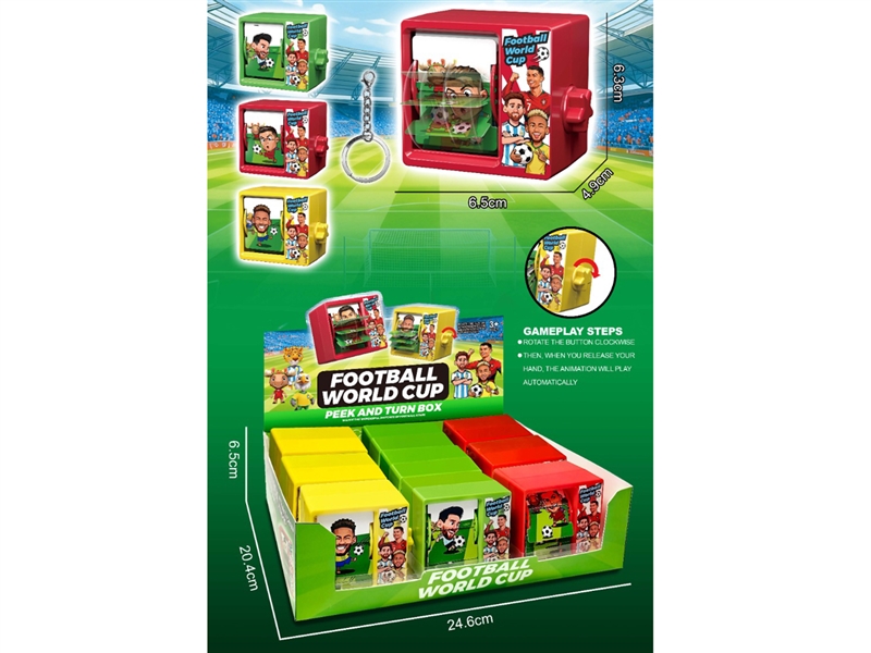 WORLD CUP FLIP PLAYER,9PCS/DISPLAY BOX - HP1250286