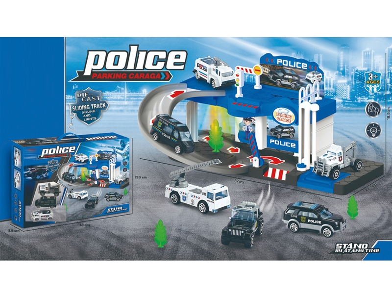POLICE PARKING LOT SET - HP1250293