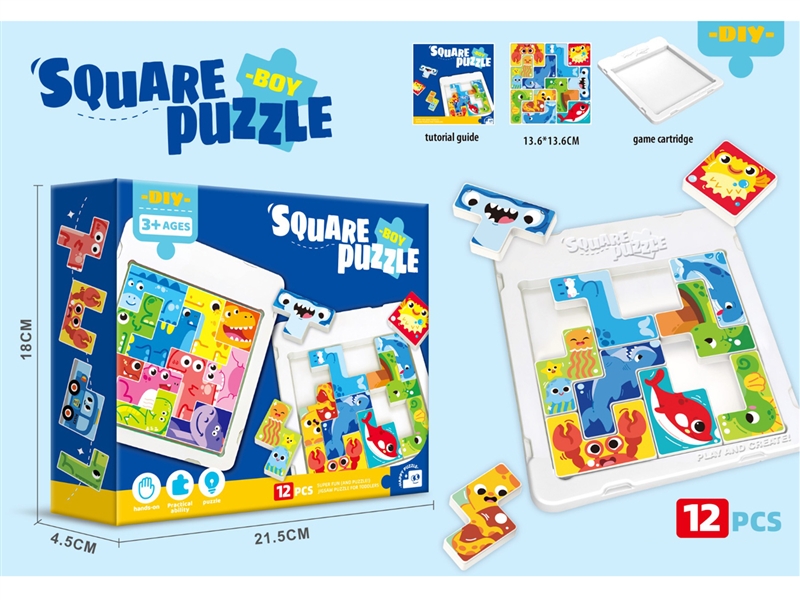 BLOCK PUZZLE 12PCS - HP1250307