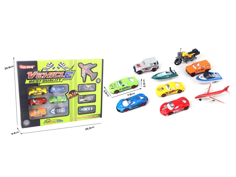 1:16 FREE WAY DIE-CAST CAR 10PCS - HP1250349