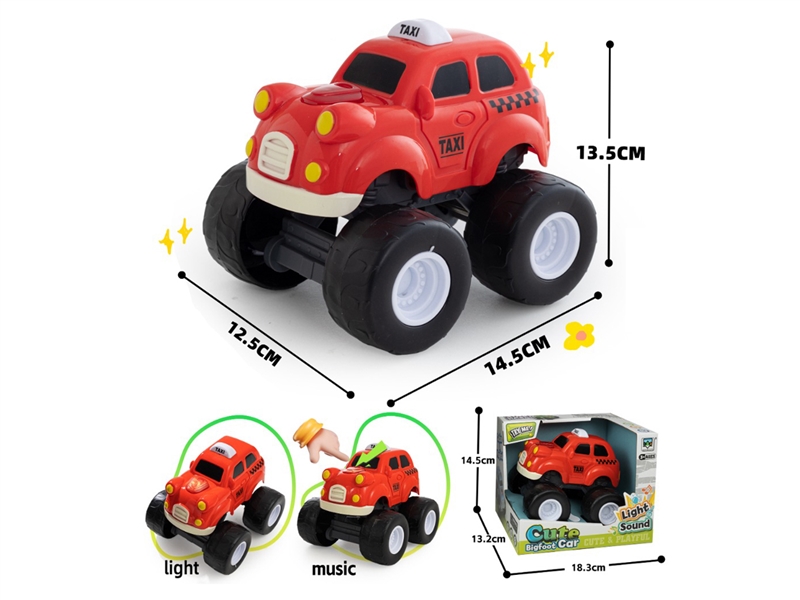 B/O CARTOON CAR W/LIGHT & MUSIC - HP1250391