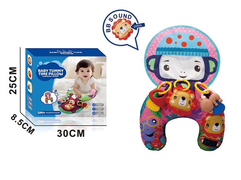 卡通益智婴儿多功能牙胶宝宝俯卧枕趴趴枕(趴趴垫） - HP1250657