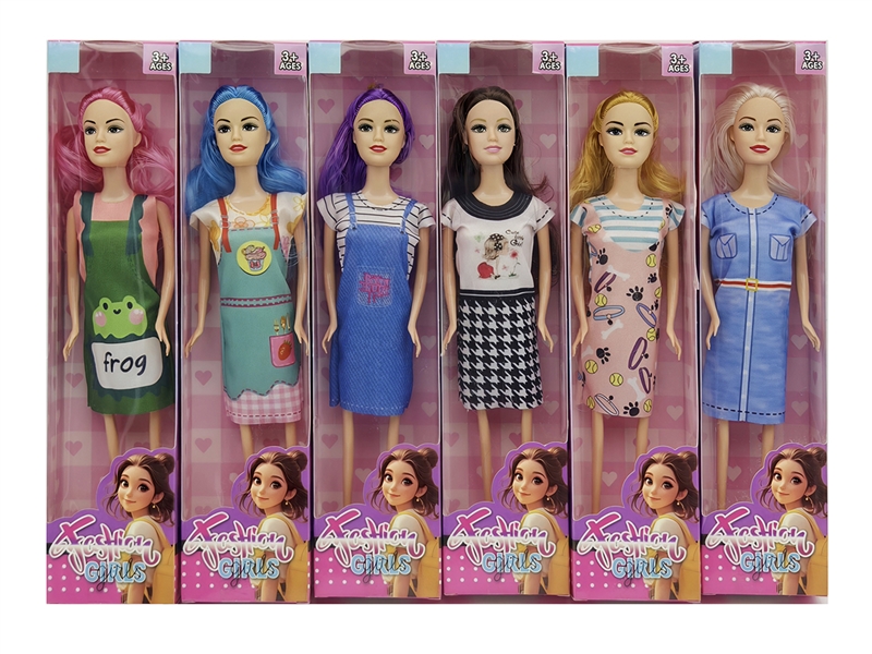 11寸活手时尚芭比 6色混装 - HP1250943