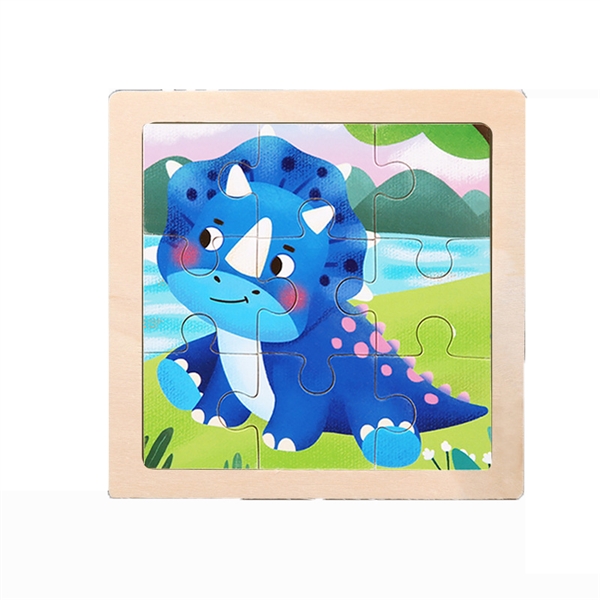 木质三角龙拼图 - HP1250957