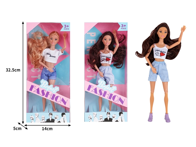 新款时尚11.5寸11关节咖啡色芭比公主 - HP1251216