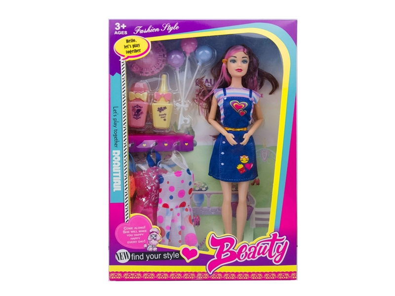 11寸实身大腿关节芭比娃娃 - HP1251222