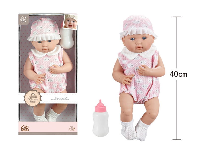 16寸全搪初生婴儿，带奶瓶，奶嘴，无IC，无功能 - HP1251637