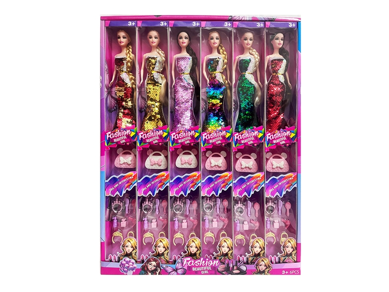 11寸活关节芭比展示开窗盒 - HP1251679