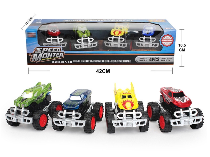 卡通惯性碰撞变形赛车360°特技车 - HP1251720