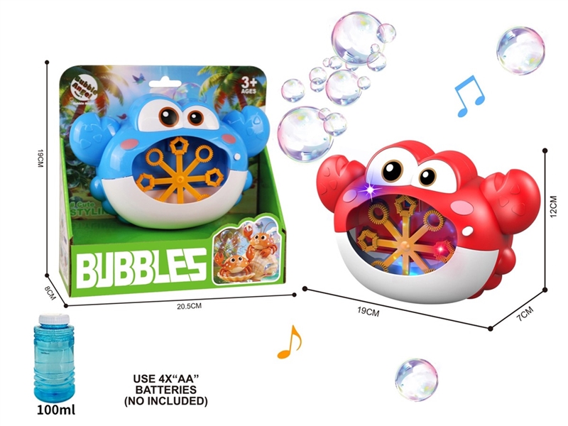 红蓝螃蟹泡泡机100ML - HP1251852