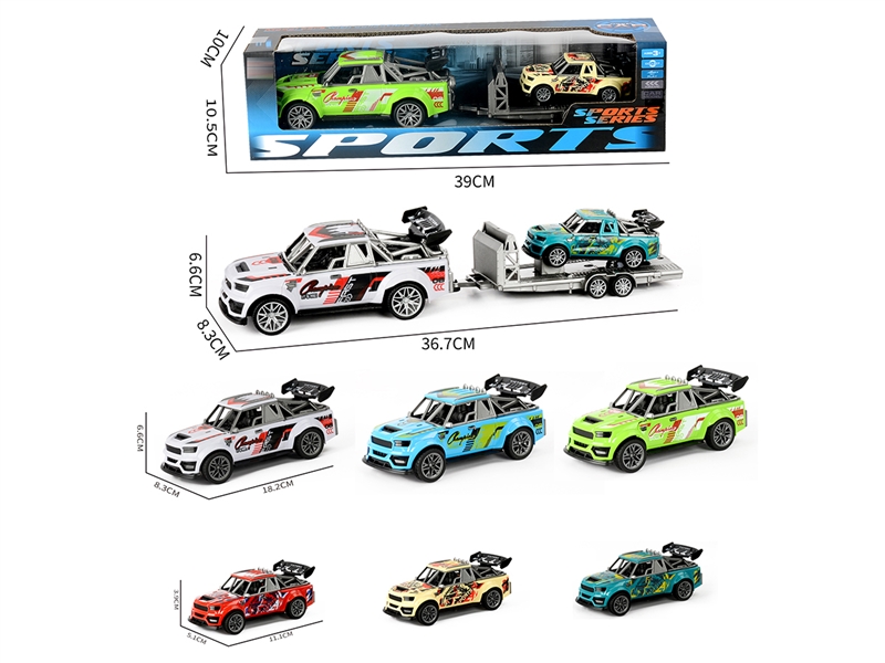 惯性赛车载回力涂鸦跑车 - HP1252123