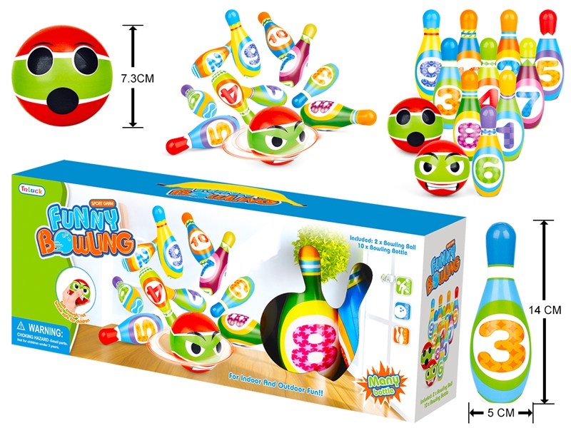 小瓶PU保龄球(含10瓶2球) - HP1252159