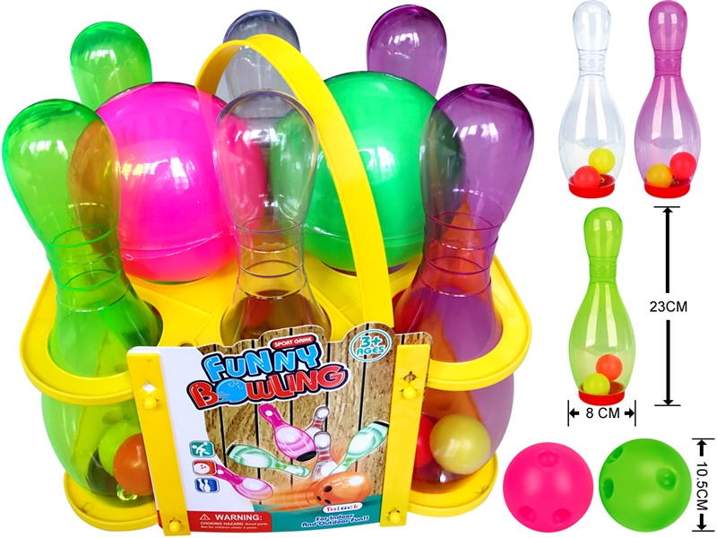 碰撞铃铛保龄球(含6铃铛瓶2球) - HP1252160