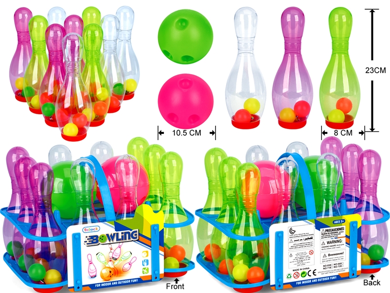 透明趣味保龄球(含10瓶2球) - HP1252161