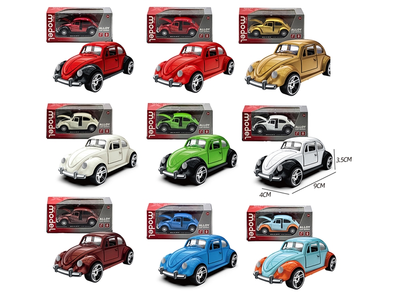 1:60甲壳虫回力合金车可开门 - HP1252289