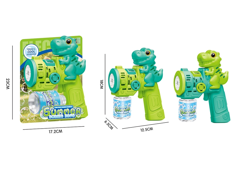 B/O BUBBLE GUN W/LIGTH,70ML,2COLOURS - HP1252682