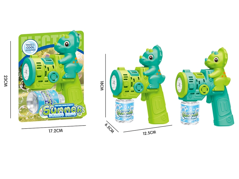 B/O BUBBLE GUN W/LIGTH,70ML,2COLOURS - HP1252683