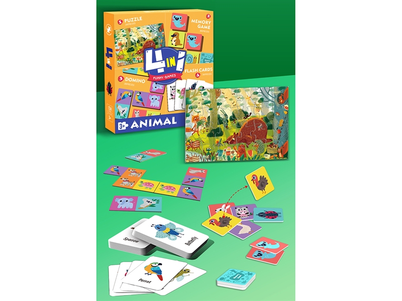 FUN DUODUO GAME PUZZLE 4-IN-1 - HP1253162