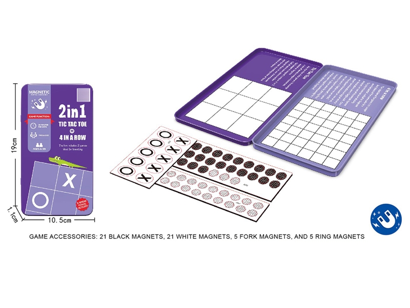 JINGZI GAME+4-ROW 2-IN-1 (MAGNETIC IRON BOX) - HP1253222