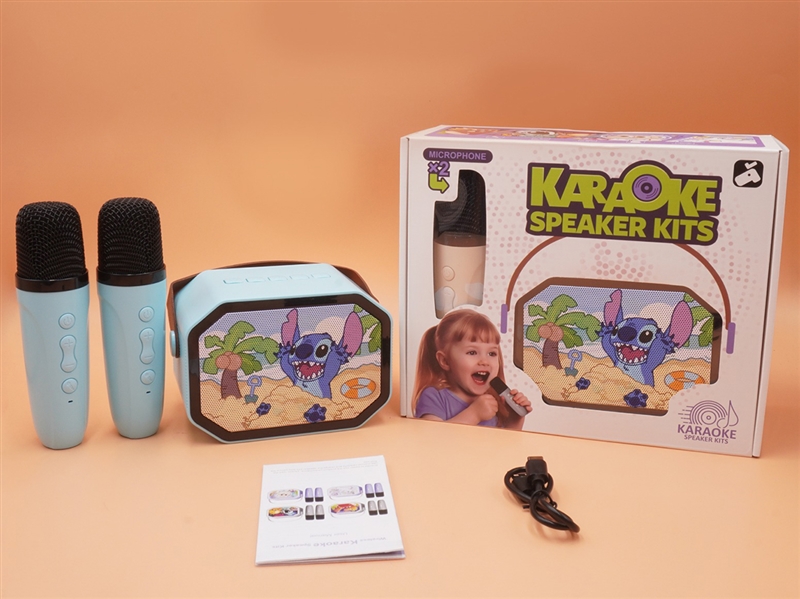 STITCH DOUBLE LABEL KARAOKE SET WITH LIGHTS - HP1253283