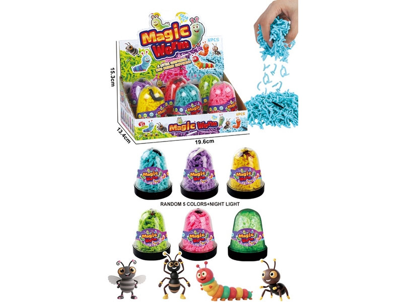 MAGIC WORM  , 6PCS/DISPLAY BOX - HP1253284