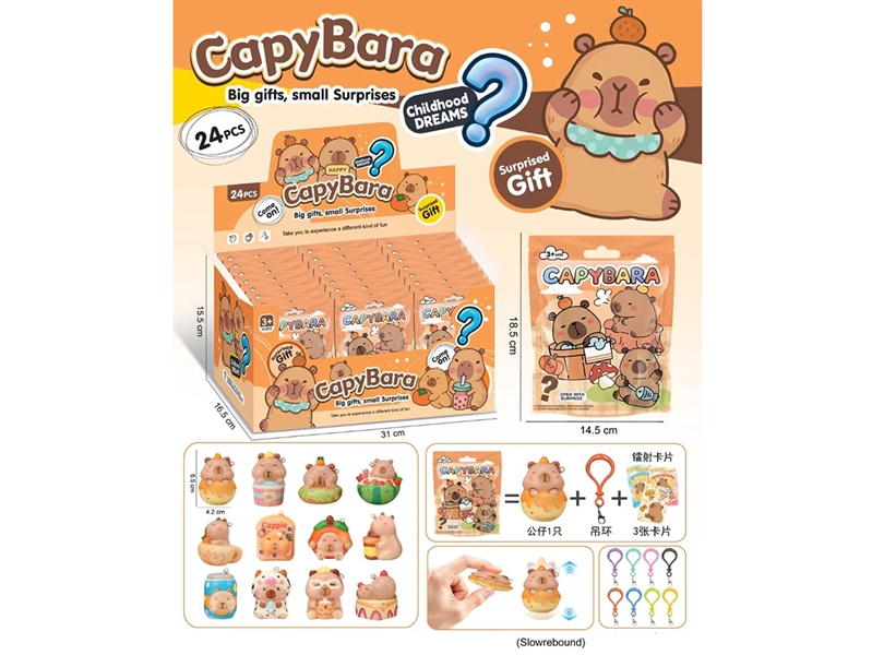 CAPIBALA SLOW REBOUND PINCHING AND RELAXING TOY NEW UNIQUE BLIND BOX BLIND BAG TOY - HP1253383