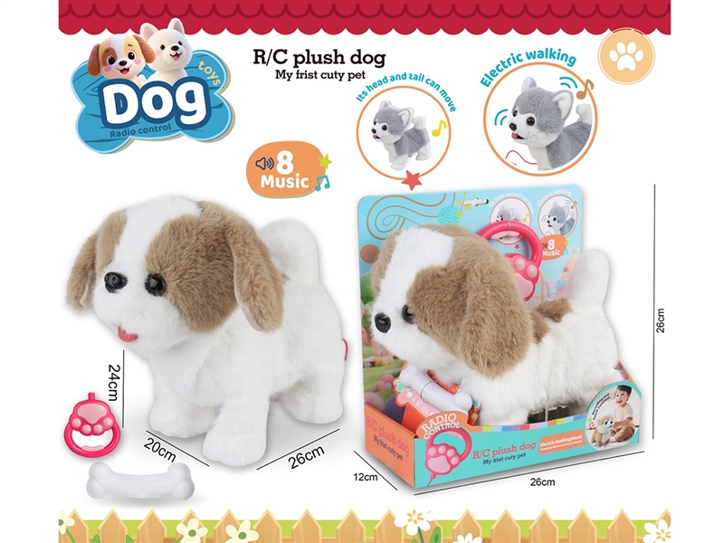 BROWN AND WHITE COCKABLE DOG DISPLAY BOX - HP1253399