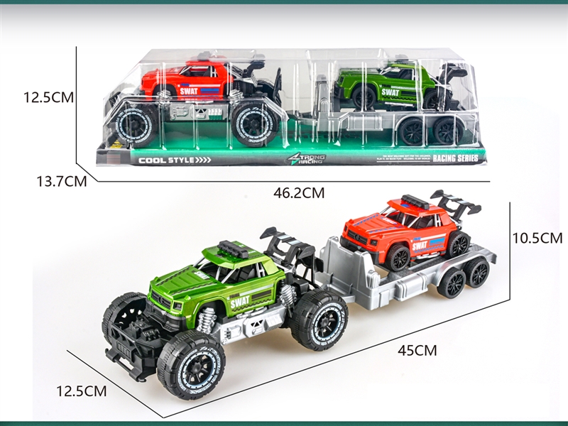 FRICTION RACING CAR RED/GREEN - HP1253727