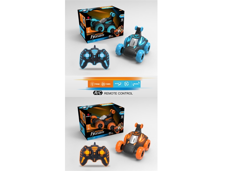 4 CHANNEL R/C STUNT CAR W/LIGHT & MUSIC - HP1253741