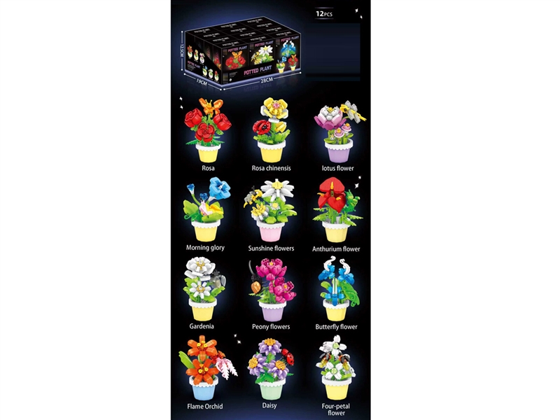 BUILDING BLOCK (218-243PCS),12PCS/DISPLAY - HP1254460