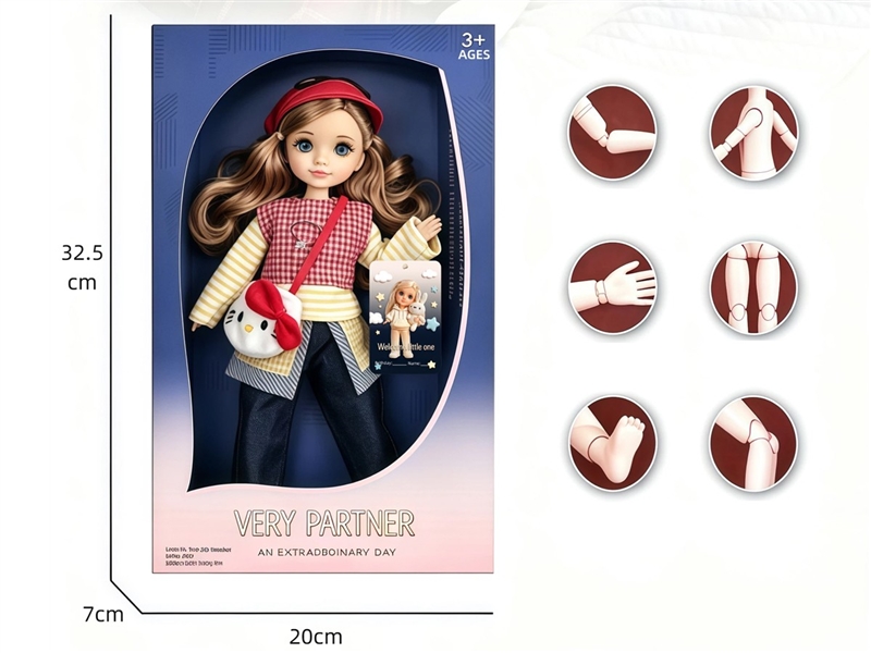 12寸3D眼12关节可爱甜美
风洋娃娃 - HP1254899