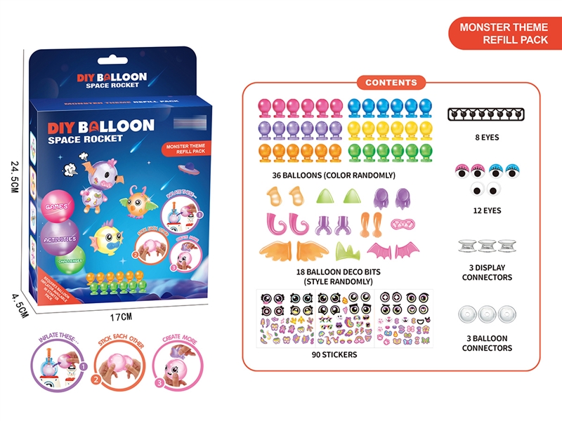 BALLOON SET 36PCS W/ACCESSORIES - HP1255870