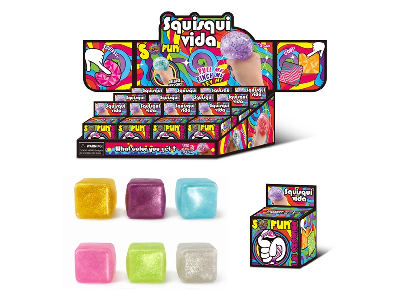 SQUISH CUBE 12PCS/DISPLAY BOX - HP1255923
