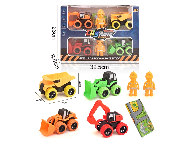 FRICTION CONSTRUCTION CAR SET - HP1256114