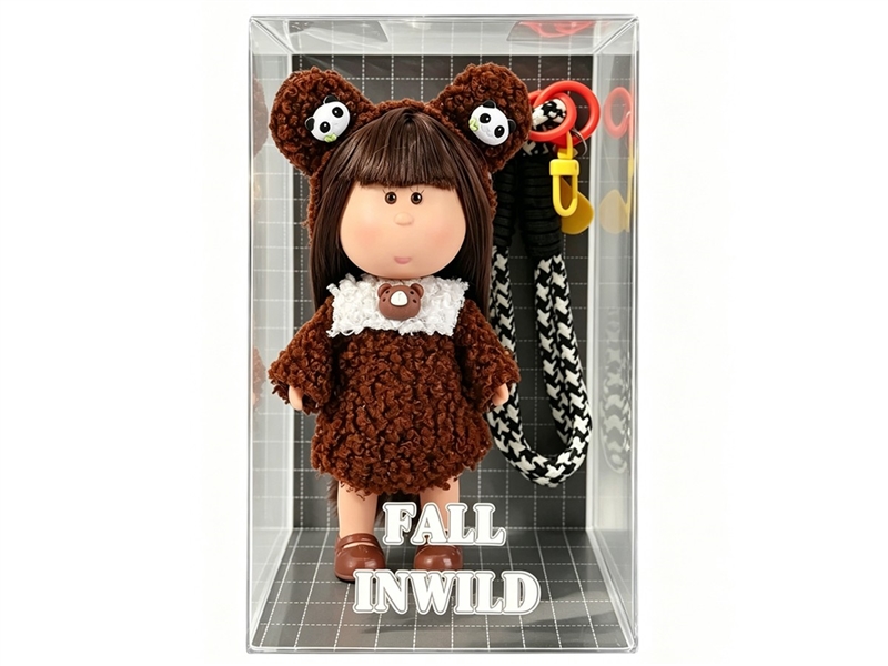 14CM RUBBER DOLL W/KEYCHAIN - HP1256196