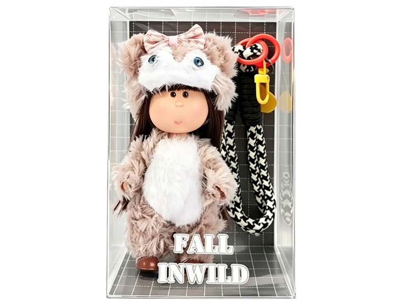 14CM RUBBER DOLL W/KEYCHAIN - HP1256199
