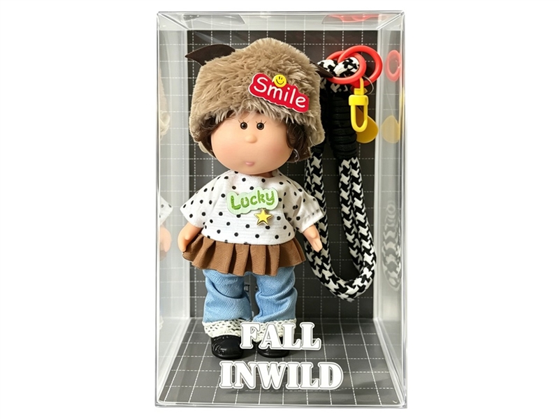 14CM RUBBER DOLL W/KEYCHAIN - HP1256208